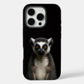 Black 4 Luxe iPhone 16 Pro, Gentle Lemur Case-Mate iPhone Hülle (Rückseite)