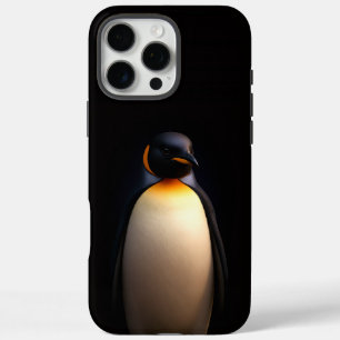 Black 4 Luxe iPhone 16 Pro Max, Kaiser Penguin Max Hülle