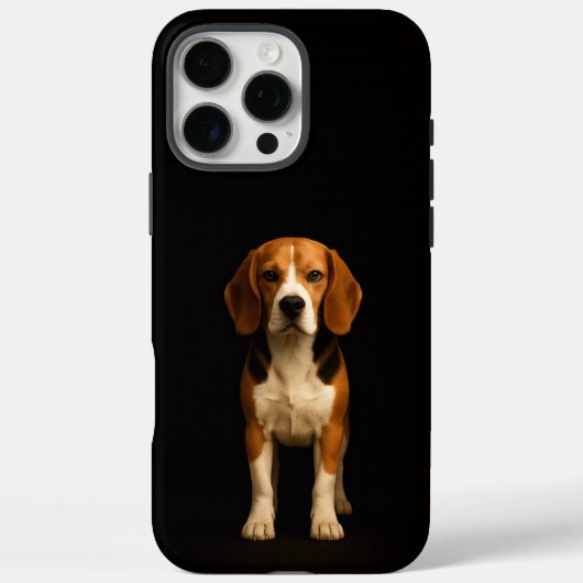 Black 4 Luxe iPhone 16 Pro Max, Kind Beagle Case-Mate iPhone Hülle (Rückseite)