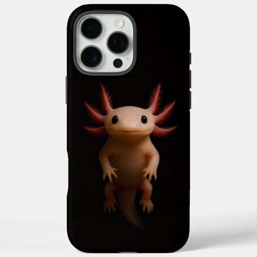 Black 4 Luxe iPhone 16 Pro Max, Mexican Axolotl Case-Mate iPhone Hülle (Rückseite)