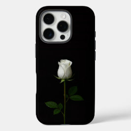 Black 4 Luxe iPhone 16 Pro, Pure White Rose iPhone 16 Pro Hülle