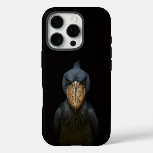 Black 4 Luxe iPhone 16 Pro, Shoebill Bird Case-Mate iPhone Hülle (Rückseite)