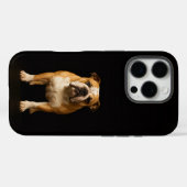 Black 4 Luxe iPhone 16 Pro, Stamina Bulldog Case-Mate iPhone Hülle (Rückseite (Horizontal))