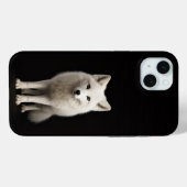 Black 4 Luxe, Ivory Arctic Fox iPhone 15 Plus Case-Mate iPhone Hülle (Rückseite (Horizontal))