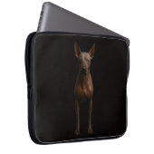 Black 4 Luxe Laptop Sleeve, Argentina Pila Dog Laptopschutzhülle (Vorne Rechts)