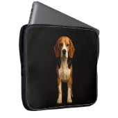 Black 4 Luxe Laptop Sleeve, Kind Beagle Laptopschutzhülle (Vorne Rechts)