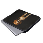 Black 4 Luxe Laptop Sleeve, Kind Beagle Laptopschutzhülle (Vorne Knopf)