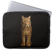 Black 4 Luxe Laptop Sleeve, Silent Lynx Laptopschutzhülle (Vorderseite)