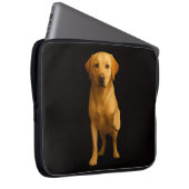 Black 4 Luxe Laptop Sleeve, Tender Labrador Laptopschutzhülle (Vorne Rechts)