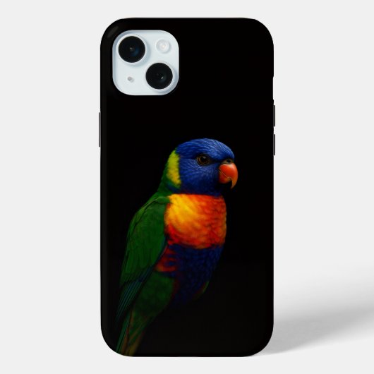Black 4 Luxe, Lorikeet Parrot Case-Mate iPhone Hülle (Rückseite)