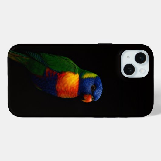 Black 4 Luxe, Lorikeet Parrot Case-Mate iPhone Hülle (Rückseite (Horizontal))