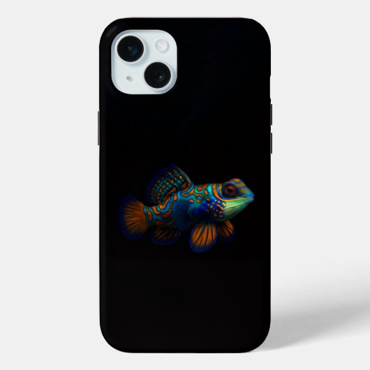 Black 4 Luxe, Mandarin Dragonet Fish Case-Mate iPhone Hülle (Rückseite)