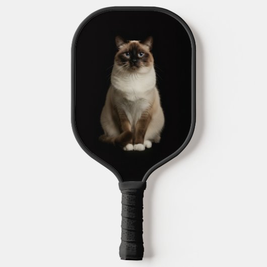 Black 4 Luxe Pickleball Paddle, Birmanese Cat Pickleball Schläger (Rückseite)