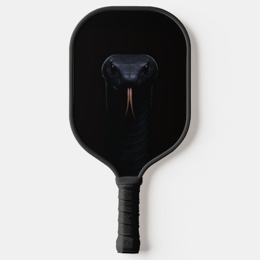 Black 4 Luxe Pickleball Paddle, Black Mamba Schlan Pickleball Schläger (Rückseite)