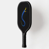 Black 4 Luxe Pickleball Paddle, Blue Ribbon Eel Pickleball Schläger (Links)
