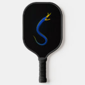 Black 4 Luxe Pickleball Paddle, Blue Ribbon Eel Schläger (Vorderseite)