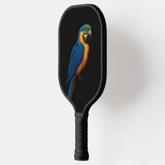 Black 4 Luxe Pickleball Paddle, Blue Yellow Macaw Pickleball Schläger (Links)