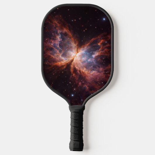 Black 4 Luxe Pickleball Paddle, Butterfly Nebula Schläger (Rückseite)