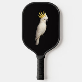 Black 4 Luxe Pickleball Paddle, Crested Cockatoo Pickleball Schläger