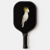 Black 4 Luxe Pickleball Paddle, Crested Cockatoo Schläger (Vorderseite)