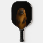 Black 4 Luxe Pickleball Paddle, Elegant Platypus Schläger (Vorderseite)