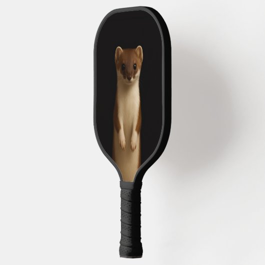 Black 4 Luxe Pickleball Paddle, Elegant Weasel Pickleball Schläger (Links)