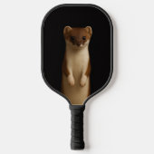 Black 4 Luxe Pickleball Paddle, Elegant Weasel Schläger (Vorderseite)