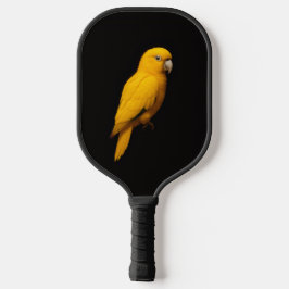 Black 4 Luxe Pickleball Paddle, Golden Parakeet Pickleball Schläger