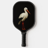 Black 4 Luxe Pickleball Paddle, Graceful Stork Pickleball Schläger (Rückseite)