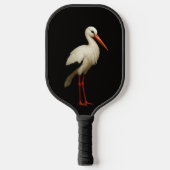Black 4 Luxe Pickleball Paddle, Graceful Stork Schläger (Vorderseite)