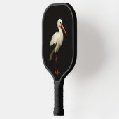 Black 4 Luxe Pickleball Paddle, Graceful Stork Schläger (Links)