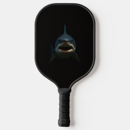 Black 4 Luxe Pickleball Paddle, Great White Shark Pickleball Schläger (Rückseite)