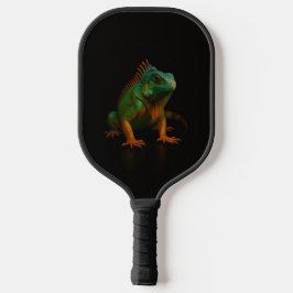 Black 4 Luxe Pickleball Paddle, Green Iguana Schläger