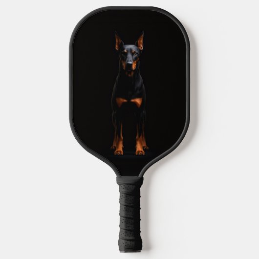 Black 4 Luxe Pickleball Paddle, Guardian Doberman Pickleball Schläger (Vorderseite)