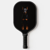 Black 4 Luxe Pickleball Paddle, Guardian Doberman Schläger (Vorderseite)
