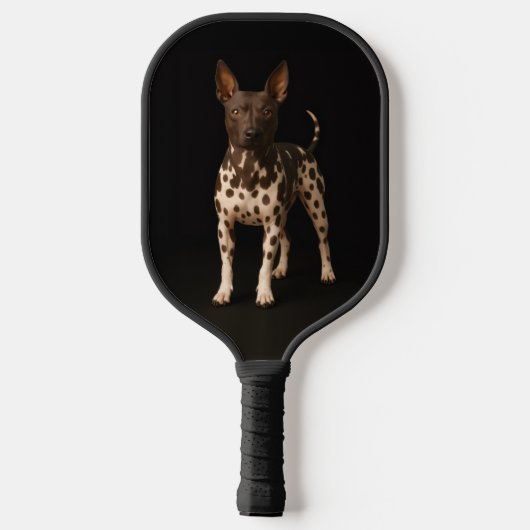Black 4 Luxe Pickleball Paddle, Hairless Terrier Pickleball Schläger (Rückseite)