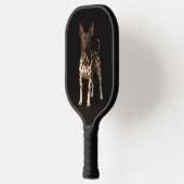 Black 4 Luxe Pickleball Paddle, Hairless Terrier Schläger (Links)