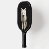 Black 4 Luxe Pickleball Paddle, Ivory Arctic Fox Schläger (Links)