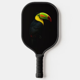 Black 4 Luxe Pickleball Paddle, Keel Billed Tucan Pickleball Schläger