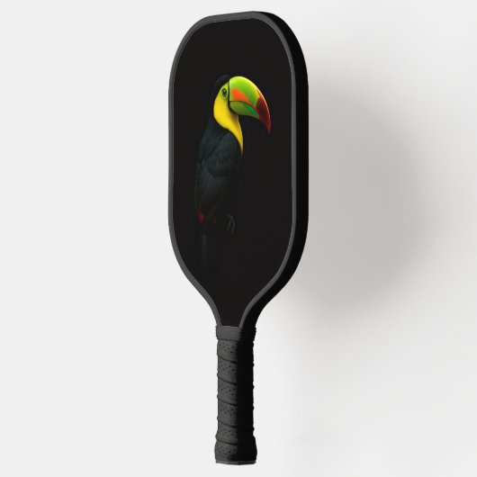 Black 4 Luxe Pickleball Paddle, Keel Billed Tucan Pickleball Schläger (Links)