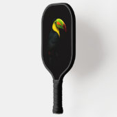 Black 4 Luxe Pickleball Paddle, Keel Billed Tucan Schläger (Links)