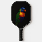 Black 4 Luxe Pickleball Paddle, Lorikeet Parrot Pickleball Schläger (Rückseite)