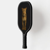 Black 4 Luxe Pickleball Paddle, Majestic Leopard Schläger (Links)