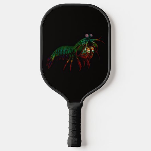 Black 4 Luxe Pickleball Paddle, Mantis Shrimp Schläger (Rückseite)