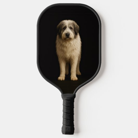 Black 4 Luxe Pickleball Paddle, Mioritic Shepherd Pickleball Schläger (Rückseite)