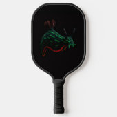 Black 4 Luxe Pickleball Paddle, Neon Sea Slug Pickleball Schläger (Vorderseite)
