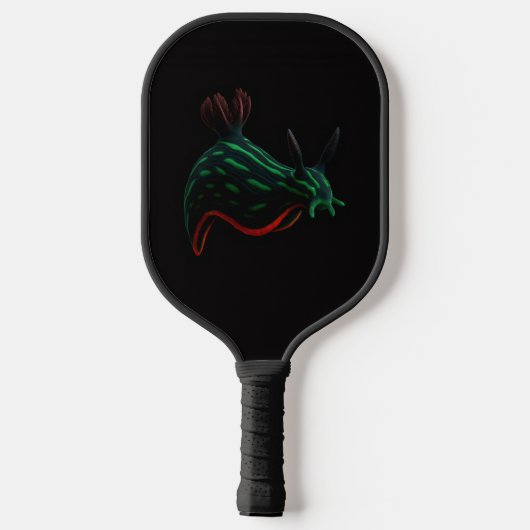 Black 4 Luxe Pickleball Paddle, Neon Sea Slug Pickleball Schläger (Rückseite)
