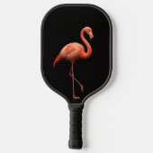 Black 4 Luxe Pickleball Paddle, Pink Flamingo Pickleball Schläger (Rückseite)
