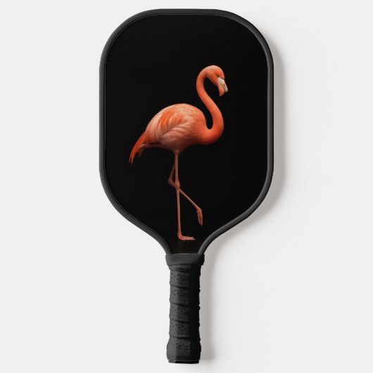 Black 4 Luxe Pickleball Paddle, Pink Flamingo Schläger (Rückseite)