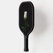 Black 4 Luxe Pickleball Paddle, Pure White Rose Schläger (Links)